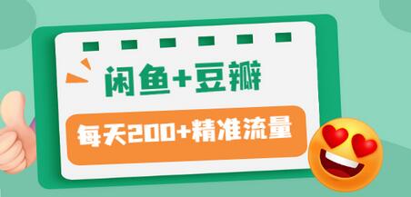 【副业项目3442期】闲鱼和豆瓣精准引流全系列课程，每天引流200+精准粉（闲鱼引流推广怎么做）-云起副业网