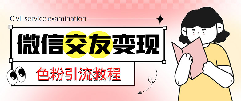 【副业项目5402期】微信交友变现项目，吸引全网LSP男粉精准变现，小白也能轻松上手，日入500+-云起副业网