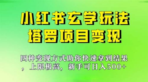 【副业项目7214期】新手也能日入500的玩法，上限极高，小红书玄学玩法-云起副业网