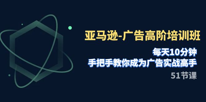 【副业项目8049期】亚马逊-广告高阶培训班，每天10分钟，手把手教你成为广告实战高手-云起副业网